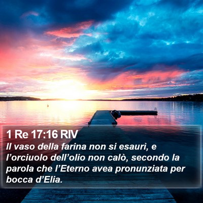 1 Re 17:16 RIV Bible Verse Image