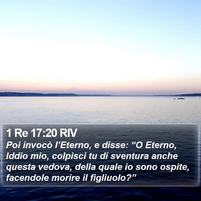 1 Re 17:20 RIV Bible Verse Image