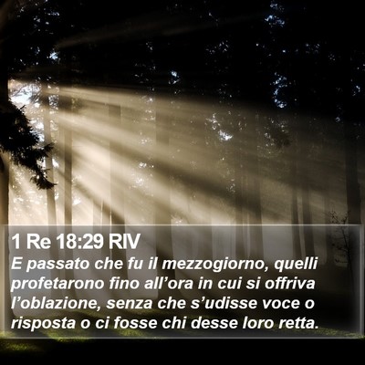 1 Re 18:29 RIV Bible Verse Image