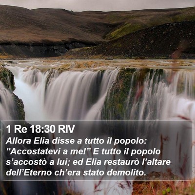 1 Re 18:30 RIV Bible Verse Image