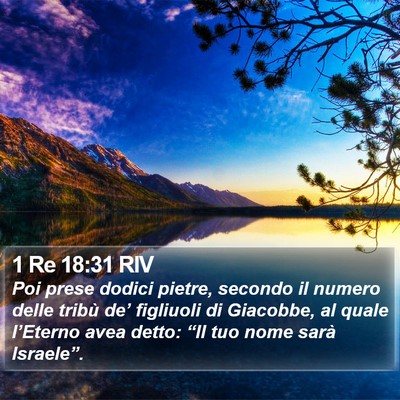 1 Re 18:31 RIV Bible Verse Image