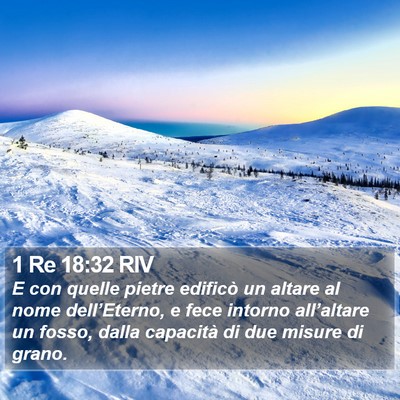 1 Re 18:32 RIV Bible Verse Image