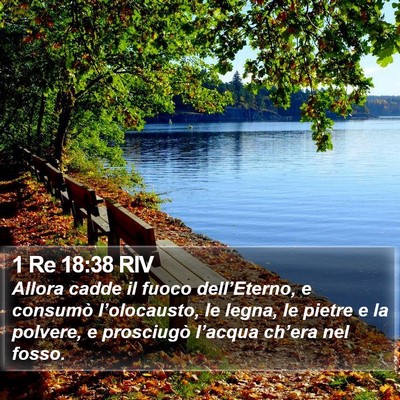 1 Re 18:38 RIV Bible Verse Image