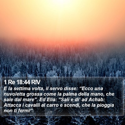 1 Re 18:44 RIV Bible Verse Image