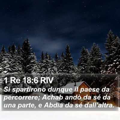 1 Re 18:6 RIV Bible Verse Image