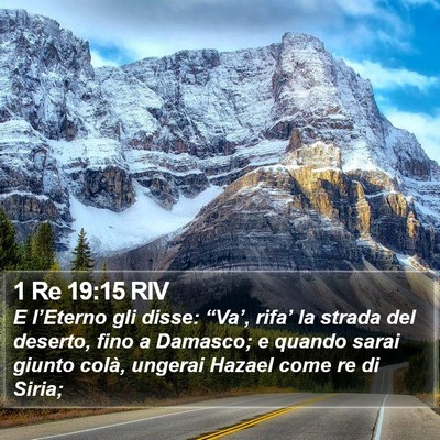 1 Re 19:15 RIV Bible Verse Image