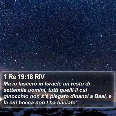 1 Re 19:18 RIV Bible Verse Image