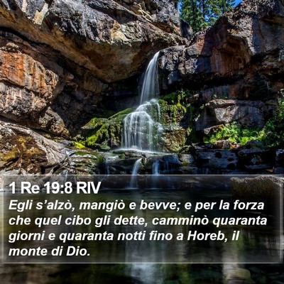 1 Re 19:8 RIV Bible Verse Image