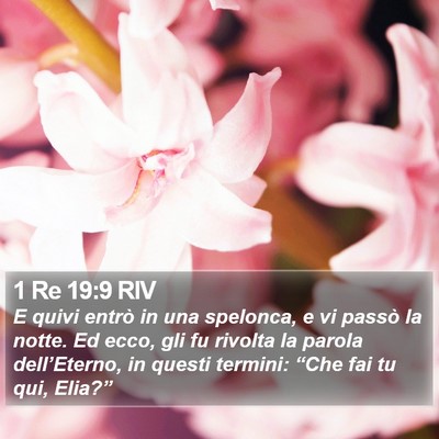 1 Re 19:9 RIV Bible Verse Image