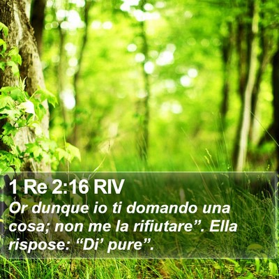 1 Re 2:16 RIV Bible Verse Image