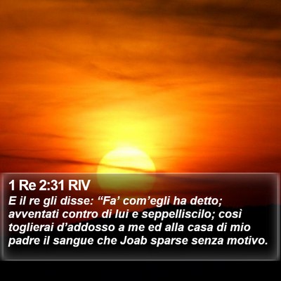 1 Re 2:31 RIV Bible Verse Image