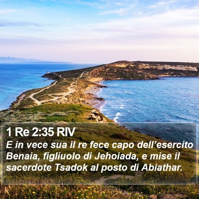 1 Re 2:35 RIV Bible Verse Image