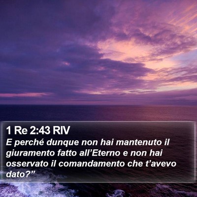 1 Re 2:43 RIV Bible Verse Image