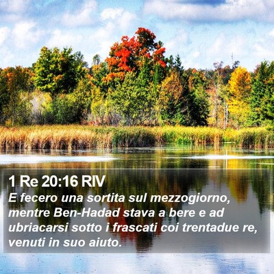 1 Re 20:16 RIV Bible Verse Image