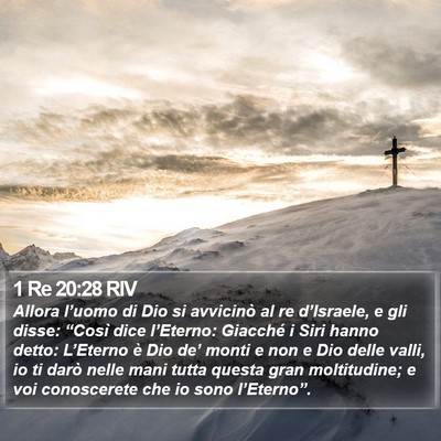 1 Re 20:28 RIV Bible Verse Image