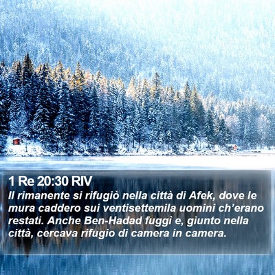 1 Re 20:30 RIV Bible Verse Image