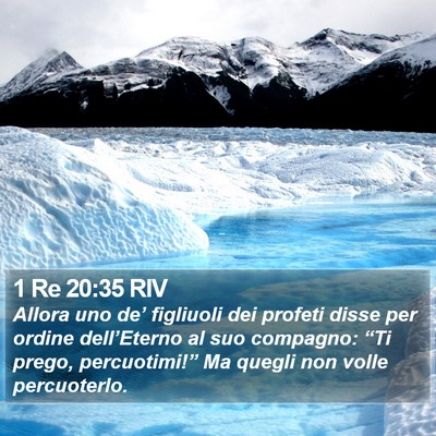 1 Re 20:35 RIV Bible Verse Image