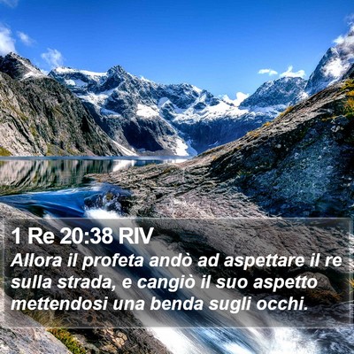 1 Re 20:38 RIV Bible Verse Image