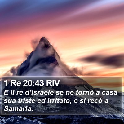 1 Re 20:43 RIV Bible Verse Image