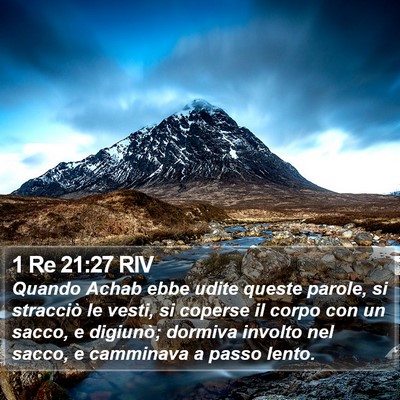 1 Re 21:27 RIV Bible Verse Image