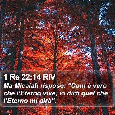 1 Re 22:14 RIV Bible Verse Image
