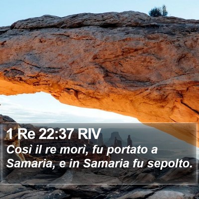 1 Re 22:37 RIV Bible Verse Image