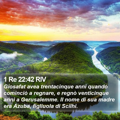 1 Re 22:42 RIV Bible Verse Image