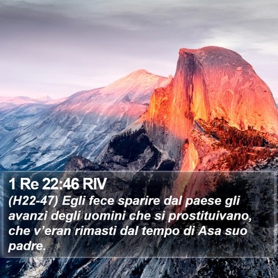 1 Re 22:46 RIV Bible Verse Image