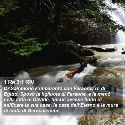 1 Re 3:1 RIV Bible Verse Image