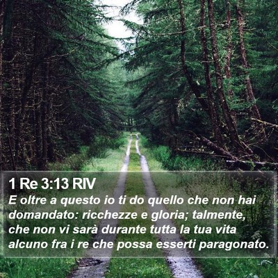 1 Re 3:13 RIV Bible Verse Image