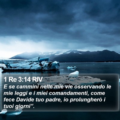 1 Re 3:14 RIV Bible Verse Image