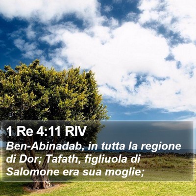 1 Re 4:11 RIV Bible Verse Image