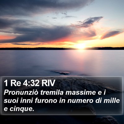 1 Re 4:32 RIV Bible Verse Image