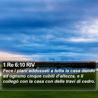 1 Re 6:10 RIV Bible Verse Image