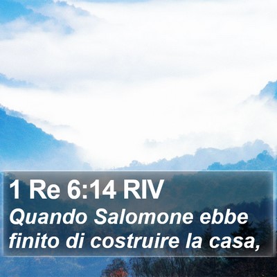 1 Re 6:14 RIV Bible Verse Image