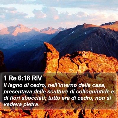 1 Re 6:18 RIV Bible Verse Image