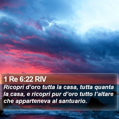 1 Re 6:22 RIV Bible Verse Image