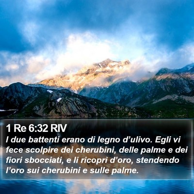 1 Re 6:32 RIV Bible Verse Image