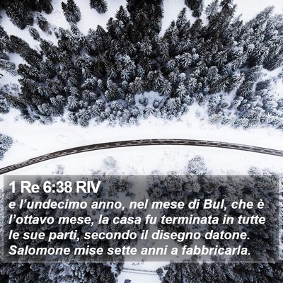 1 Re 6:38 RIV Bible Verse Image