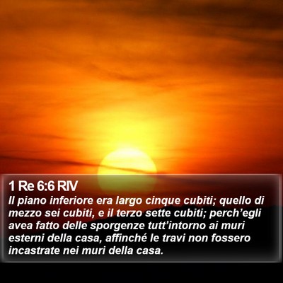 1 Re 6:6 RIV Bible Verse Image