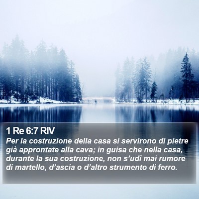 1 Re 6:7 RIV Bible Verse Image