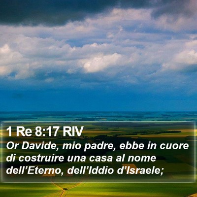 1 Re 8:17 RIV Bible Verse Image