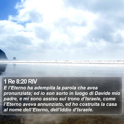 1 Re 8:20 RIV Bible Verse Image