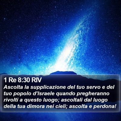1 Re 8:30 RIV Bible Verse Image