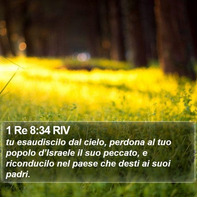 1 Re 8:34 RIV Bible Verse Image