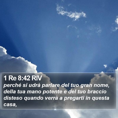 1 Re 8:42 RIV Bible Verse Image