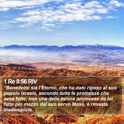 1 Re 8:56 RIV Bible Verse Image