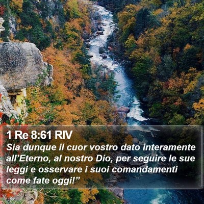 1 Re 8:61 RIV Bible Verse Image