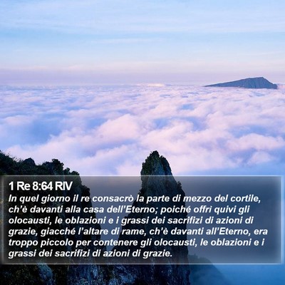 1 Re 8:64 RIV Bible Verse Image