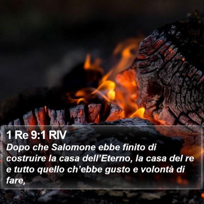 1 Re 9:1 RIV Bible Verse Image
